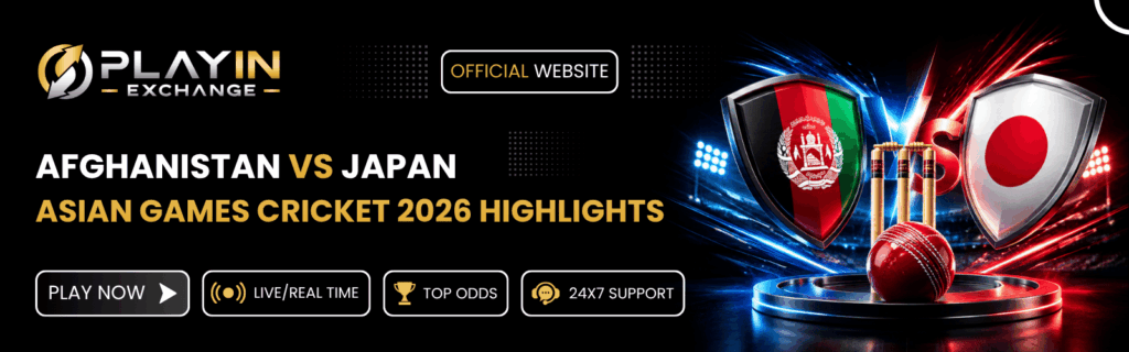 Afghanistan vs Japan Asian Games cricket
