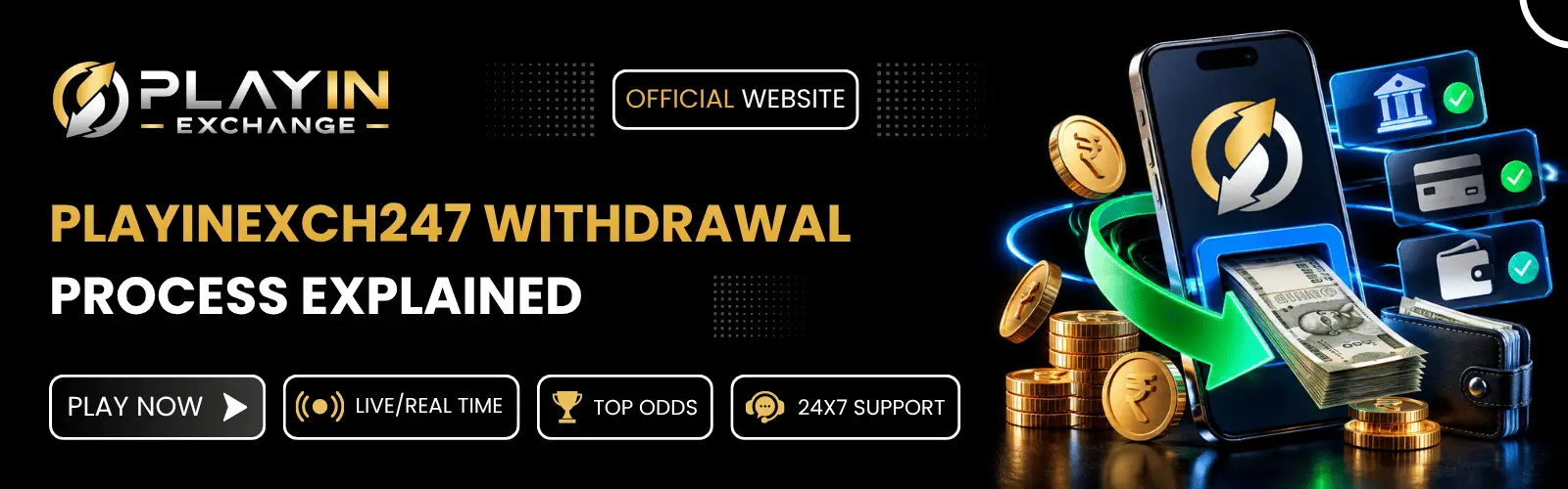 PlayinExch247 Withdrawal Process