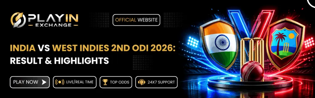 India vs West Indies 2nd ODI 2026