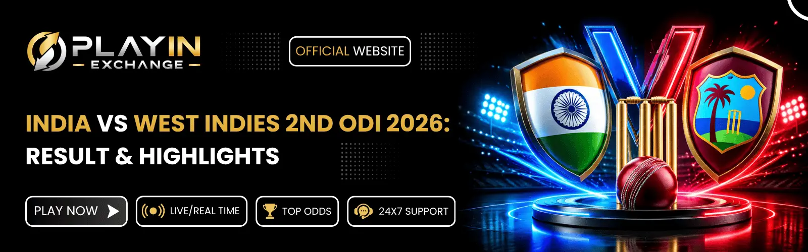 India vs West Indies 2nd ODI 2026